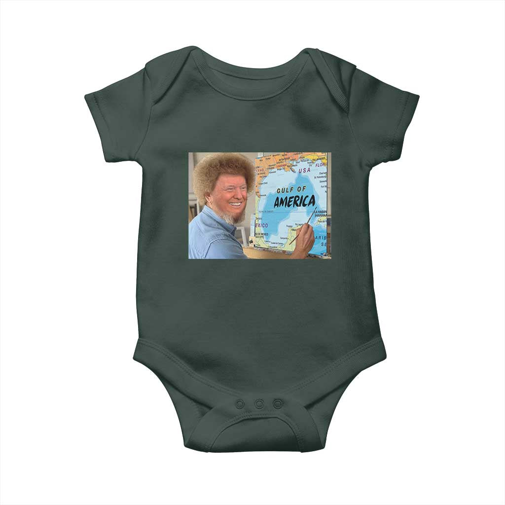 Funny America's Gulf Mexico Baby Onesie Presdent Trump TS10 Print Your Wear