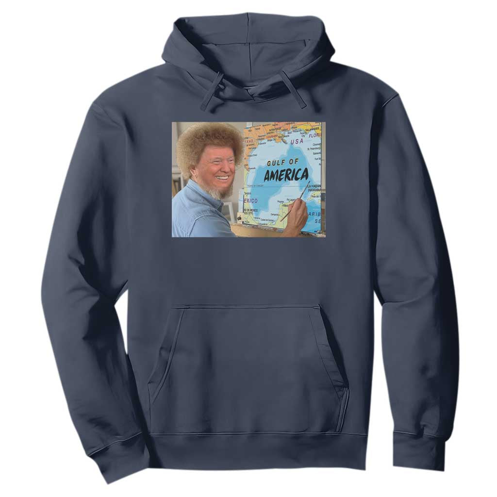 Funny America's Gulf Mexico Hoodie Presdent Trump TS10 Navy Print Your Wear