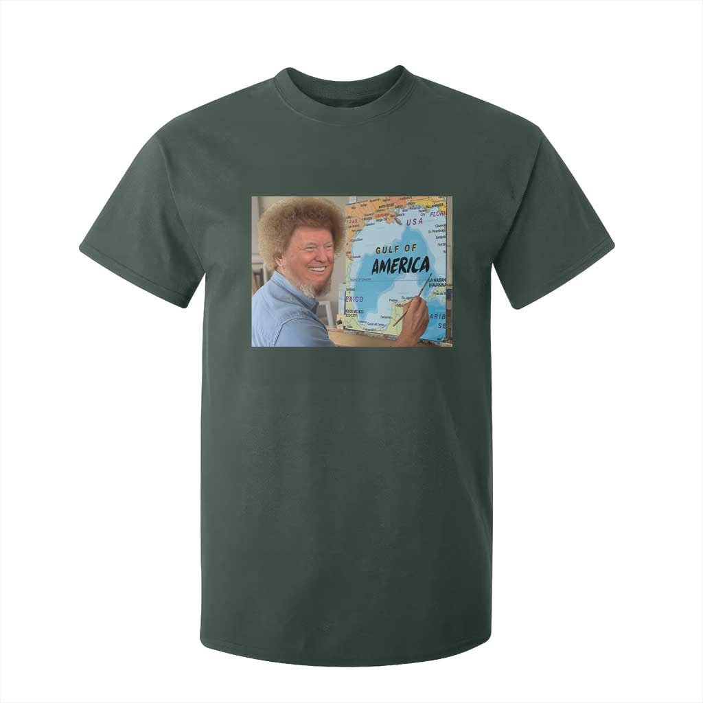 Funny America's Gulf Mexico T Shirt For Kid Presdent Trump TS10 Dark Forest Green Print Your Wear
