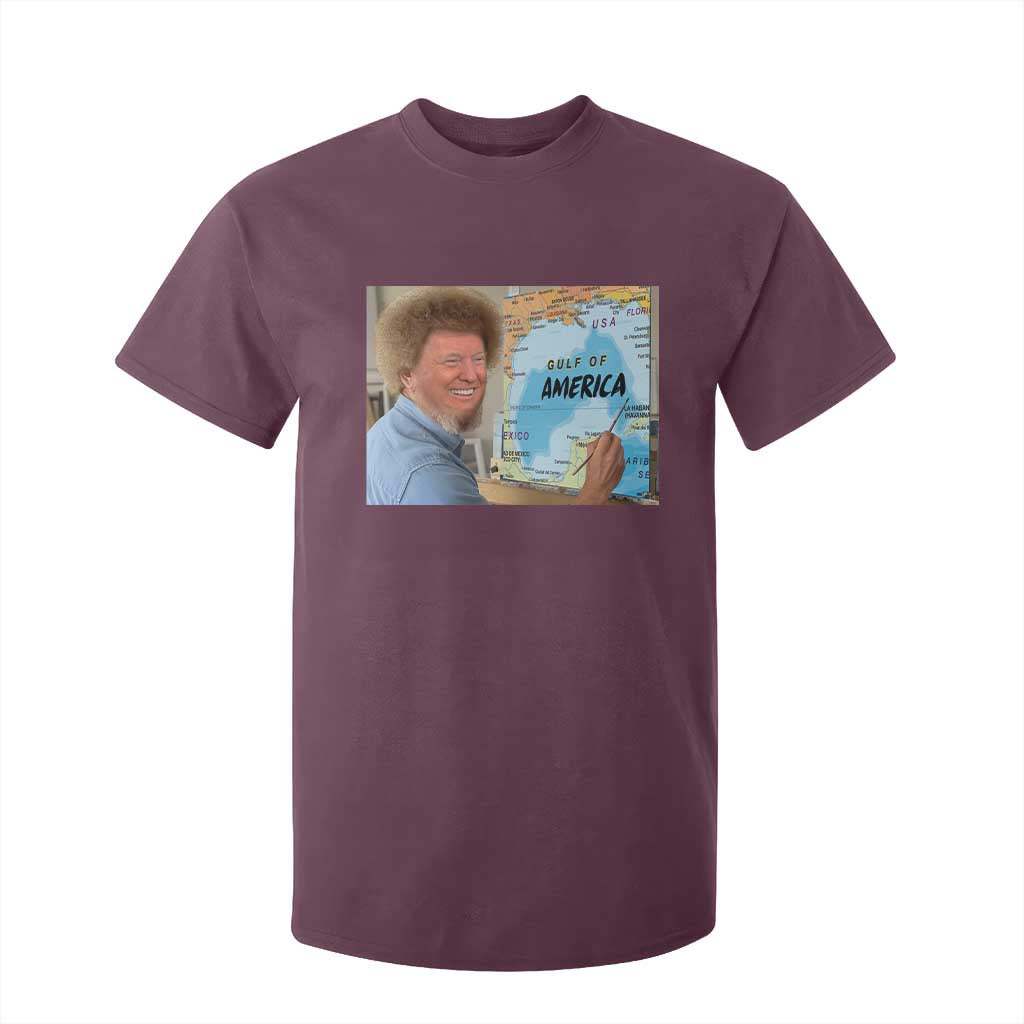 Funny America's Gulf Mexico T Shirt For Kid Presdent Trump TS10 Maroon Print Your Wear