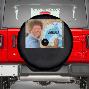Funny America's Gulf Spare Tire Cover Presdent Trump TS10 Black Print Your Wear