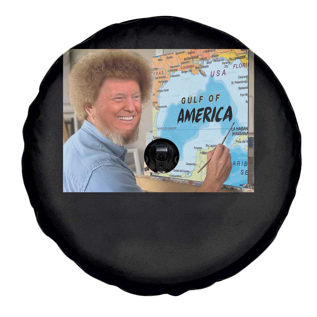 Funny America's Gulf Spare Tire Cover Presdent Trump TS10 Print Your Wear