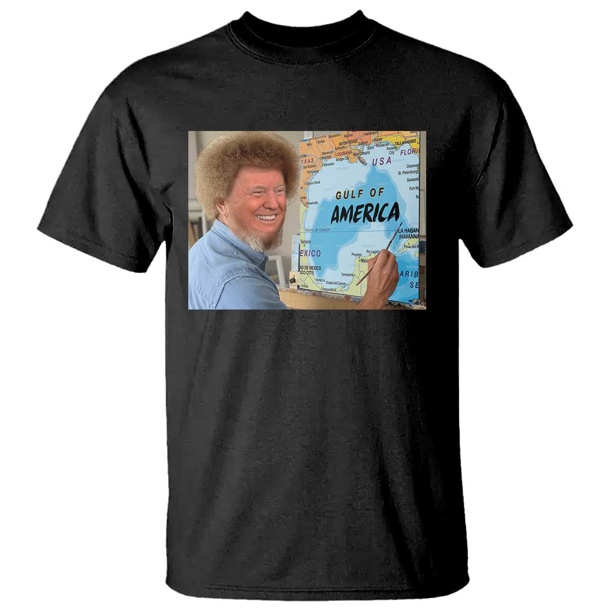 Funny America's Gulf Mexico T Shirt Presdent Trump TS10 Black Print Your Wear