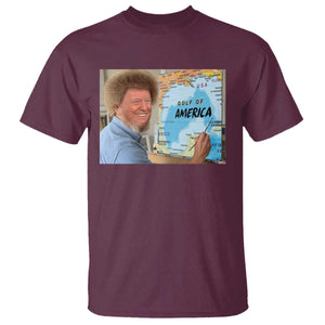 Funny America's Gulf Mexico T Shirt Presdent Trump TS10 Maroon Print Your Wear