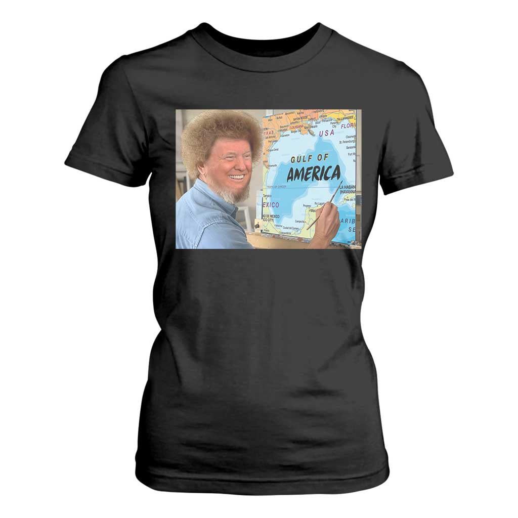 Funny America's Gulf Mexico T Shirt For Women Presdent Trump TS10 Black Print Your Wear