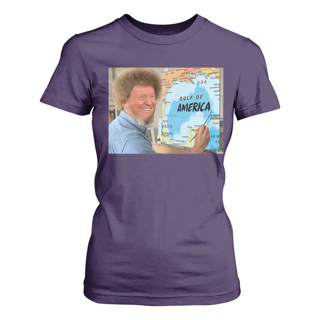 Funny America's Gulf Mexico T Shirt For Women Presdent Trump TS10 Purple Print Your Wear