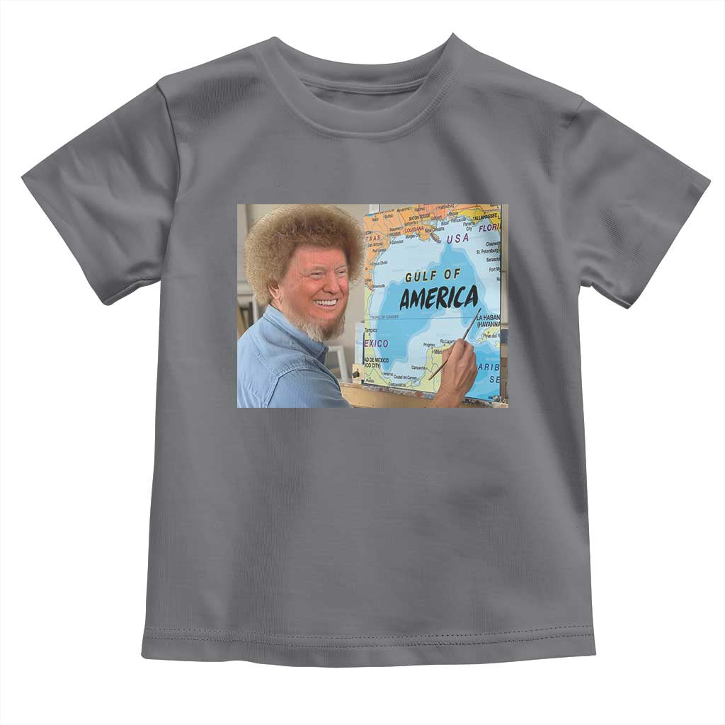 Funny America's Gulf Mexico Toddler T Shirt Presdent Trump TS10 Charcoal Print Your Wear