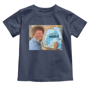 Funny America's Gulf Mexico Toddler T Shirt Presdent Trump TS10 Navy Print Your Wear