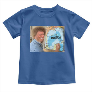 Funny America's Gulf Mexico Toddler T Shirt Presdent Trump TS10 Royal Blue Print Your Wear
