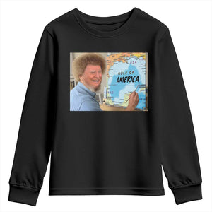 Funny America's Gulf Mexico Youth Sweatshirt Presdent Trump TS10 Black Print Your Wear