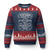 80th Birthday Gift Ugly Christmas Sweater Vintage Born 1945 Turning 80 Year Old TS10 Navy Red Print Your Wear