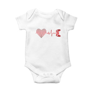 Valentine Gamer Baby Onesie Heartbeat Video Games Gaming Boys TS10 White Print Your Wear