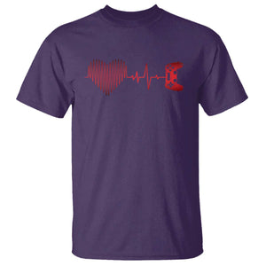 Valentine Gamer T Shirt Heartbeat Video Games Gaming Boys TS10 Purple Print Your Wear