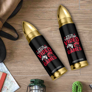 Funny Valentines Gamer Bullet Tumbler V is for Video Games TS10 Print Your Wear