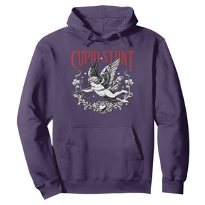 Valentines Party Retro Cupid Stunt Hoodie TS10 Purple Print Your Wear