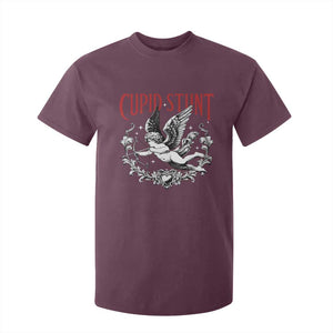 Valentines Party Retro Cupid Stunt T Shirt For Kid TS10 Maroon Print Your Wear
