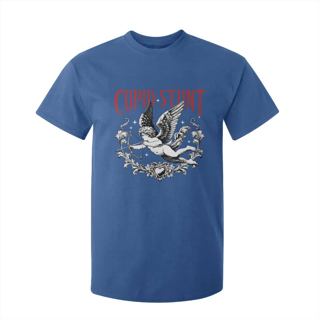 Valentines Party Retro Cupid Stunt T Shirt For Kid TS10 Royal Blue Print Your Wear