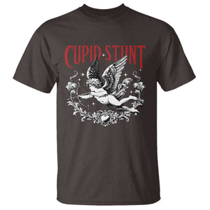 Valentines Party Retro Cupid Stunt T Shirt TS10 Dark Chocolate Print Your Wear