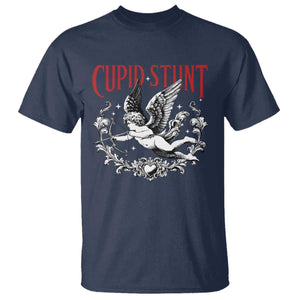 Valentines Party Retro Cupid Stunt T Shirt TS10 Navy Print Your Wear