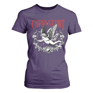 Valentines Party Retro Cupid Stunt T Shirt For Women TS10 Purple Print Your Wear