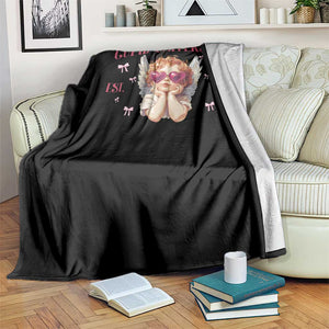 Cupid University Throw Blanket Cute Valentines Day Funny College TS10 Print Your Wear
