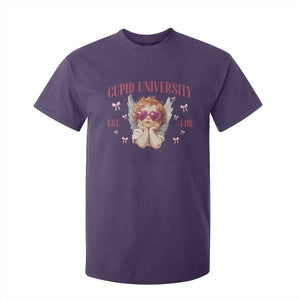 Cupid University T Shirt For Kid Cute Valentines Day Funny College TS10 Purple Print Your Wear
