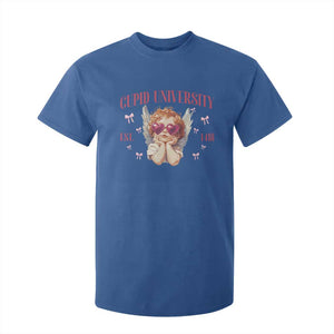 Cupid University T Shirt For Kid Cute Valentines Day Funny College TS10 Royal Blue Print Your Wear