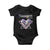 Funny Anti Valentines Day Baby Onesie Heart Protect Anti Love Single Day TS10 Black Print Your Wear