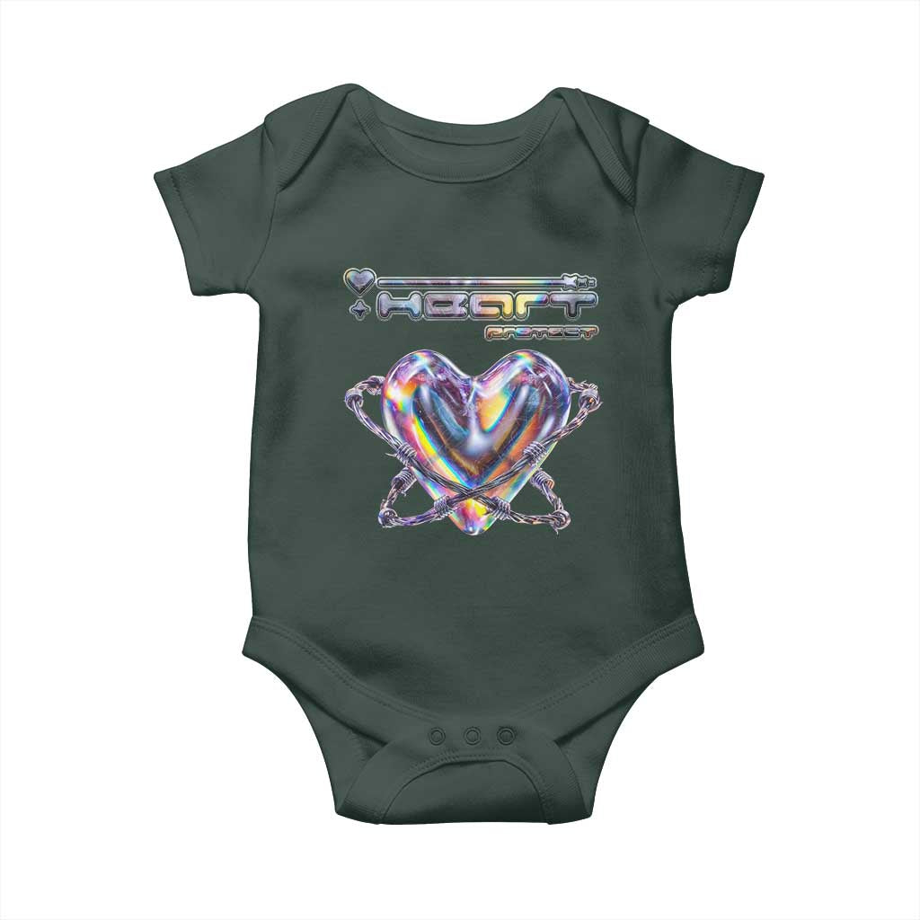 Funny Anti Valentines Day Baby Onesie Heart Protect Anti Love Single Day TS10 Print Your Wear
