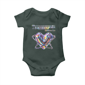 Funny Anti Valentines Day Baby Onesie Heart Protect Anti Love Single Day TS10 Print Your Wear
