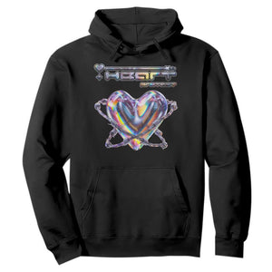 Funny Anti Valentines Day Hoodie Heart Protect Anti Love Single Day TS10 Black Print Your Wear