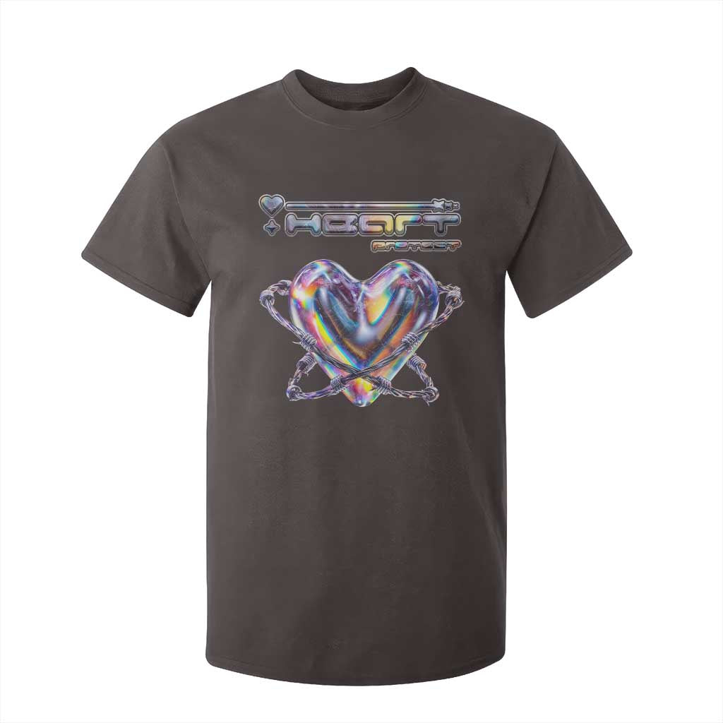 Funny Anti Valentines Day T Shirt For Kid Heart Protect Anti Love Single Day TS10 Dark Chocolate Print Your Wear