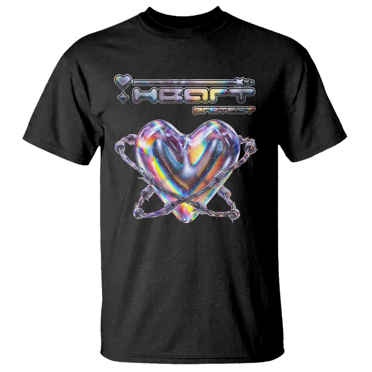Funny Anti Valentines Day T Shirt Heart Protect Anti Love Single Day TS10 Black Print Your Wear