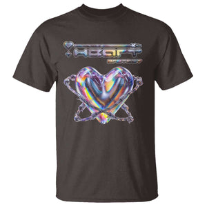 Funny Anti Valentines Day T Shirt Heart Protect Anti Love Single Day TS10 Dark Chocolate Print Your Wear
