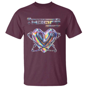 Funny Anti Valentines Day T Shirt Heart Protect Anti Love Single Day TS10 Maroon Print Your Wear