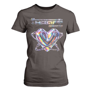 Funny Anti Valentines Day T Shirt For Women Heart Protect Anti Love Single Day TS10 Dark Chocolate Print Your Wear