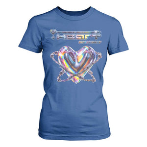 Funny Anti Valentines Day T Shirt For Women Heart Protect Anti Love Single Day TS10 Royal Blue Print Your Wear