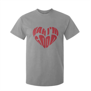 Anti Valentines Day T Shirt For Kid Heart Nah Im Good Funny Single Awareness Gift TS10 Sport Gray Print Your Wear