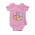 Funny Anti Valentines Day Baby Onesie Sarcasm Conversation Candy Hearts TS10 Light Pink Print Your Wear