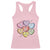 Funny Anti Valentines Day Racerback Tank Top Sarcasm Conversation Candy Hearts TS10 Light Pink Print Your Wear
