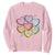 Funny Anti Valentines Day Sweatshirt Sarcasm Conversation Candy Hearts TS10 Light Pink Print Your Wear