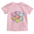Funny Anti Valentines Day Toddler T Shirt Sarcasm Conversation Candy Hearts TS10 Light Pink Print Your Wear