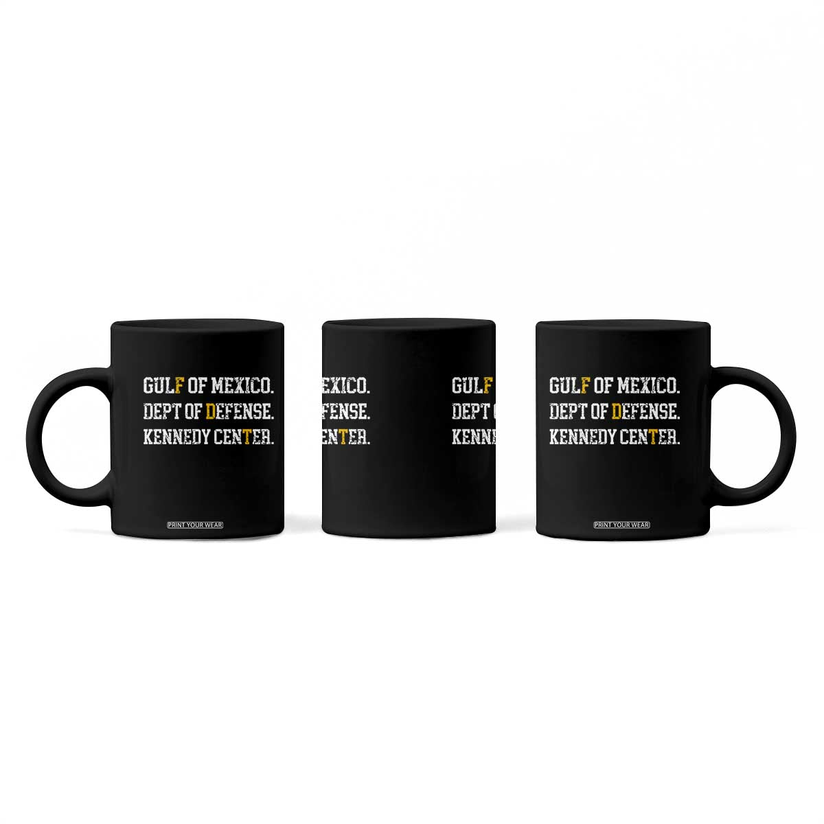 Subtle FDT Coffee Mug Vintage Gulf of Mexico Dept Of Defense Kennedy Center TS10 Print Your Wear