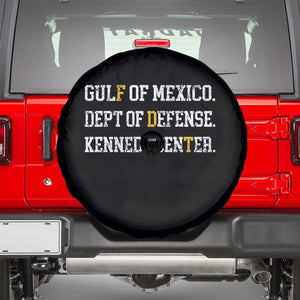 Subtle FDT Spare Tire Cover Vintage Gulf of Mexico Dept Of Defense Kennedy Center TS10 Black Print Your Wear