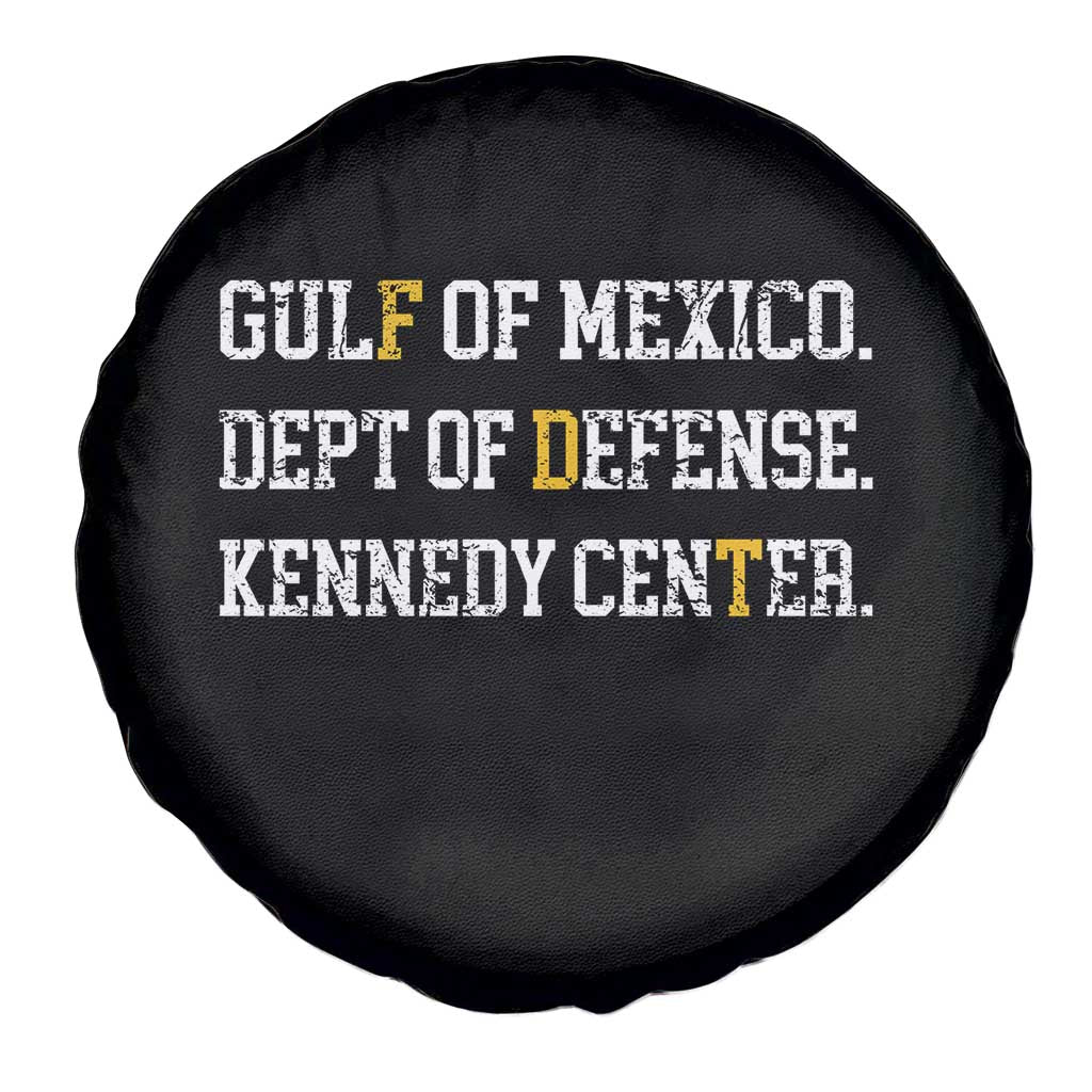 Subtle FDT Spare Tire Cover Vintage Gulf of Mexico Dept Of Defense Kennedy Center TS10 Print Your Wear