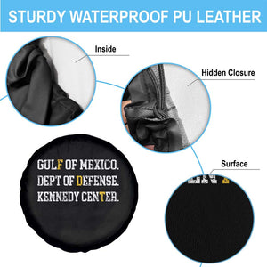 Subtle FDT Spare Tire Cover Vintage Gulf of Mexico Dept Of Defense Kennedy Center TS10 Print Your Wear