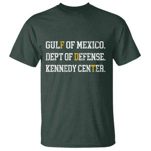 Subtle FDT T Shirt Vintage Gulf of Mexico Dept Of Defense Kennedy Center TS10 Dark Forest Green Print Your Wear