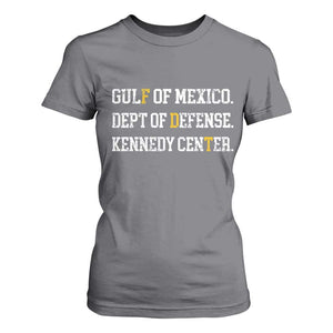 Subtle FDT T Shirt For Women Vintage Gulf of Mexico Dept Of Defense Kennedy Center TS10 Charcoal Print Your Wear