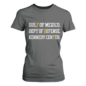 Subtle FDT T Shirt For Women Vintage Gulf of Mexico Dept Of Defense Kennedy Center TS10 Dark Heather Print Your Wear