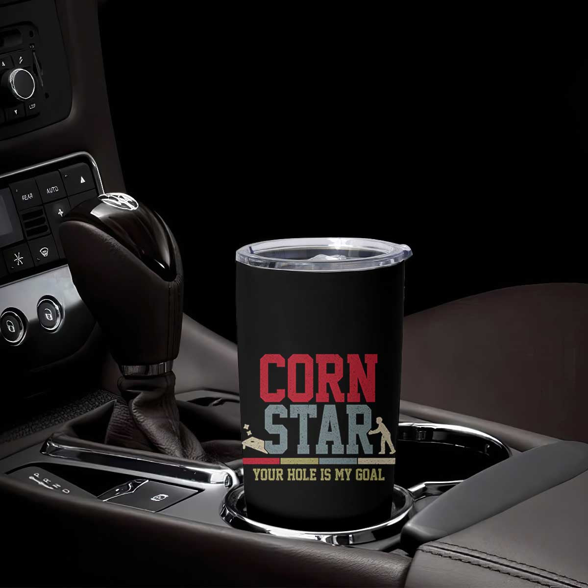 Your Hole is My Goal Inappropriate Cornhole Tumbler Cup Funny Naughty Adult Humor Cornstar TS10 Print Your Wear